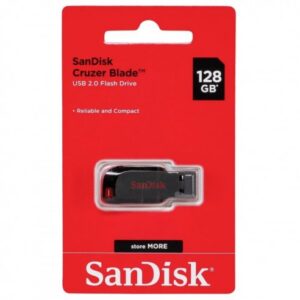 Pendrive 128GB Sandisk Cruzer Blade USB 2.0