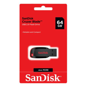 Pendrive 64GB Sandisk Cruzer Blade USB 2.0