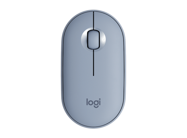 Mouse Inalámbrico Logitech BT M350 Peeble Blue
