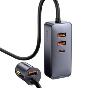 Cargador de Auto Multipuerto 3xUSB3.0+1 USB C Baseus 30W