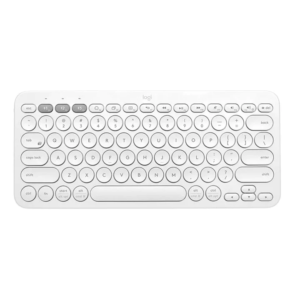 Teclado Bluetooth Logitech Pebble K380S Blanco Multidispositivo