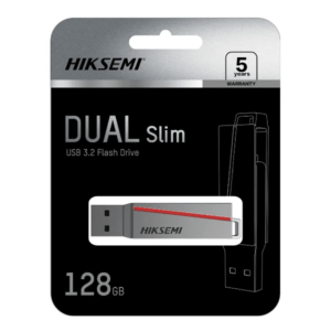 Pendrive Dual Slim 128GB Hikvision E307C Dual USB3.2g /Type C