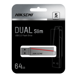 Pendrive Dual Slim  Hikvision E307C Dual USB3.2g /Type C