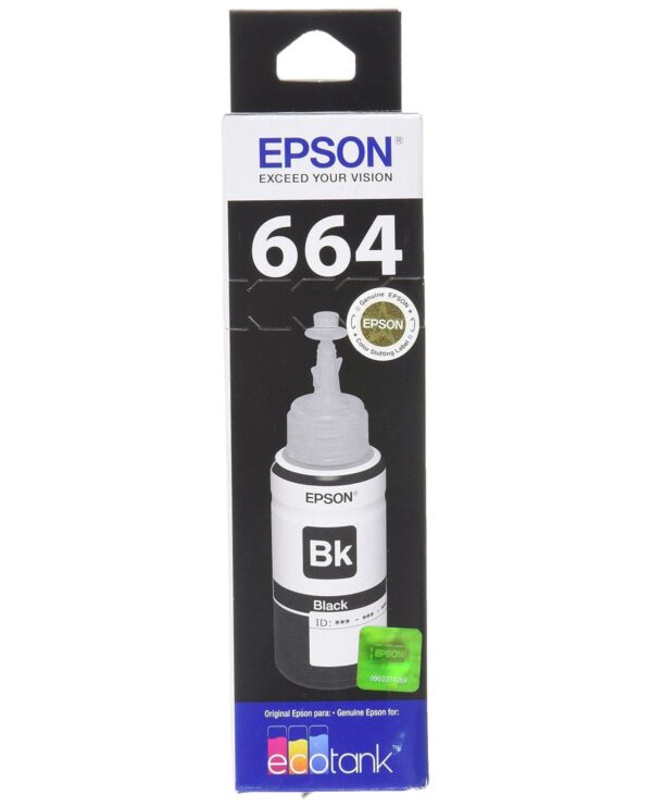 Tinta Botella Epson 664 Negro T664120