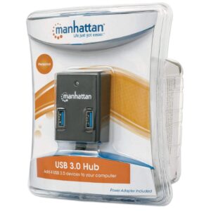 Hub USB x 4 Puertos USB 3.0 Manhattan Energizado