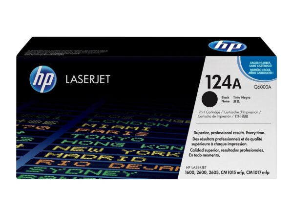 Toner HP laserJet HP 124A  Q6000A