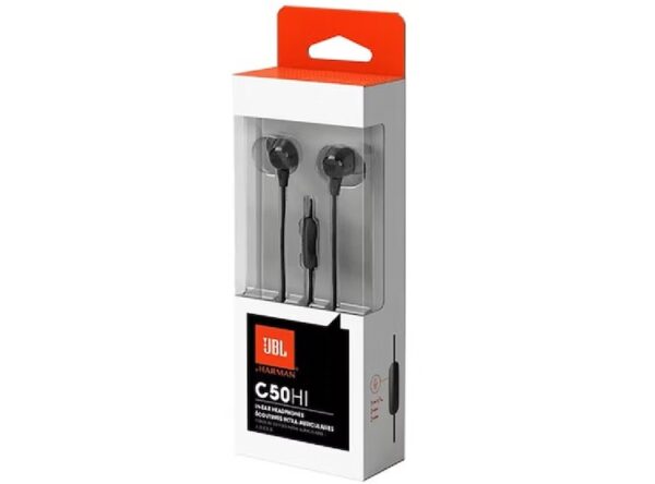 Audifonos JBL C50HI In Ear Negro