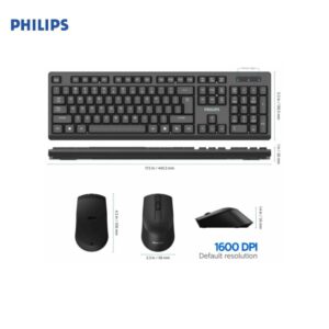 Kit Teclado y Mouse Inalambrico Philips C354