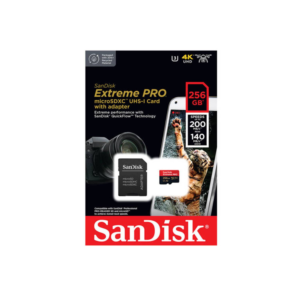 Memoria MicroSD 256GB Sandisk Extreme Pro 200Mb/140Mb