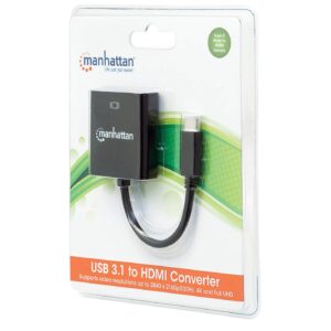 Adaptador USB tipoC a HDMI FHD4K Manhattan