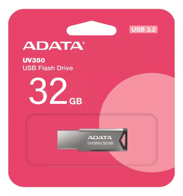 Pendrive 32GB Adata Metálico UV350 USB 3.2 - Imagen 2
