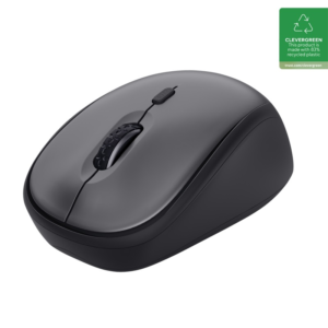 Mouse Inalámbrico Trust Yvi+ Eco Negro