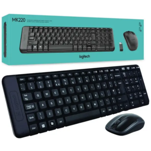 Teclado y Mouse Inalámbrico Logitech MK220