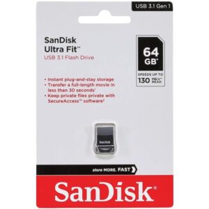 Pendrive 64GB Sandisk Ultra Fit  USB 3.1