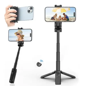 Trípode y Empuñadura Ulanzi Extensible Selfie Stick JJ02 Bluetooth