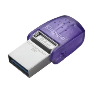 Pendrive 64GB Kingston DataTraveler MicroDuo USB 3.2 USB-C Purpura